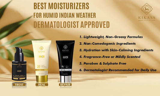 Best Moisturizers for Humid Indian Weather – Dermatologist Approved
