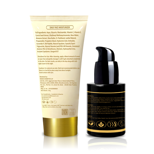 KIKASS iViCH COMBO II | Day Cream SPF 25 + Mirakel Serum | Radiance Duo