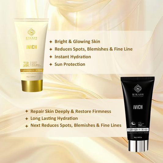 KIKASS iViCH Combo I | Day & Night Skincare Ritual
